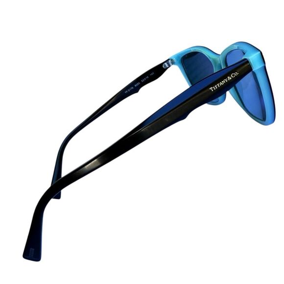 TIFFANY & CO. Prescription Glasses & Case TF 2115 8055 Black Blue Cat Eye Eyegla - Picture 3 of 8